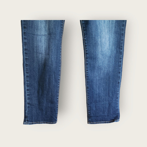 Kut from the Kloth Kay Boyfriend Straight Dark Wash Womens Jeans Size 16 - Picture 5 of 8